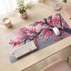 Pink Sakura Blossom Branches Mouse Pad Gaming Printon Demand Large Mousepad XXL Mouse Mat Carpet Soft Office Desktop Mouse Pad