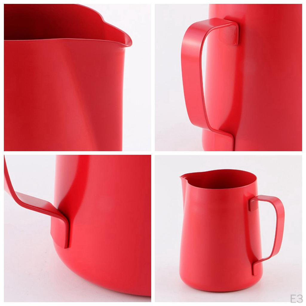 Milk Jug 400ML Stainless Steel for Barista kitchen and home Latte Art