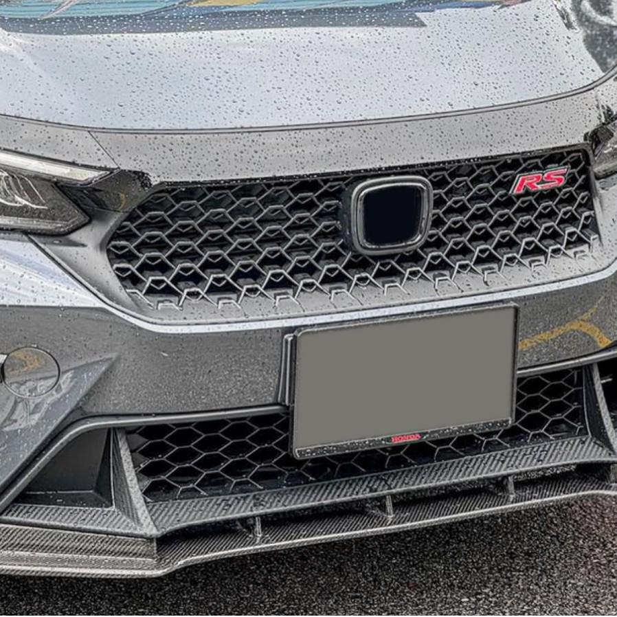 Honda Fit Hatchback RS Style Body Kit: Includes Front Lip, Bumper Top Spoiler, Rear Spoiler, Side Skirts, and Grille for 2024 Model.