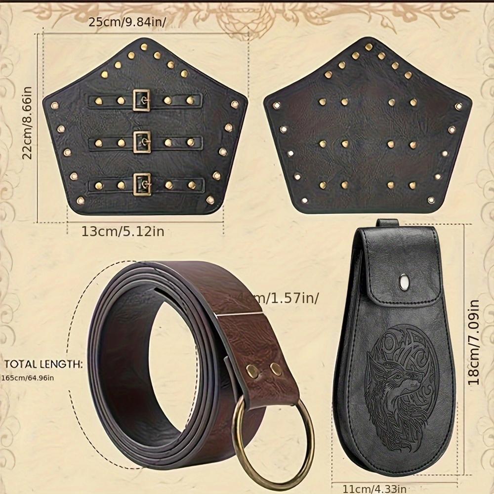 4Pcs High Quality Renaissance Accessories For Halloween Renaissance Cosplay