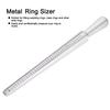 Finger UK Ring Sizer Mandrel Sizing Measuring Stick Jewelry Size Measure Tool (Ring Sizer)
