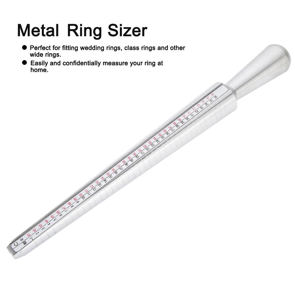 Finger UK Ring Sizer Mandrel Sizing Measuring Stick Jewelry Size Measure Tool (Ring Sizer)