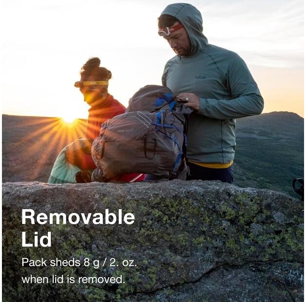 Backpack Osprey Exos Pro 55 L/XL Dale Grey/agam Blue (Men)