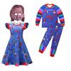 Play Cosplay Childs Costume Dress Pajama Set Halloween Party Home Fashion Wear