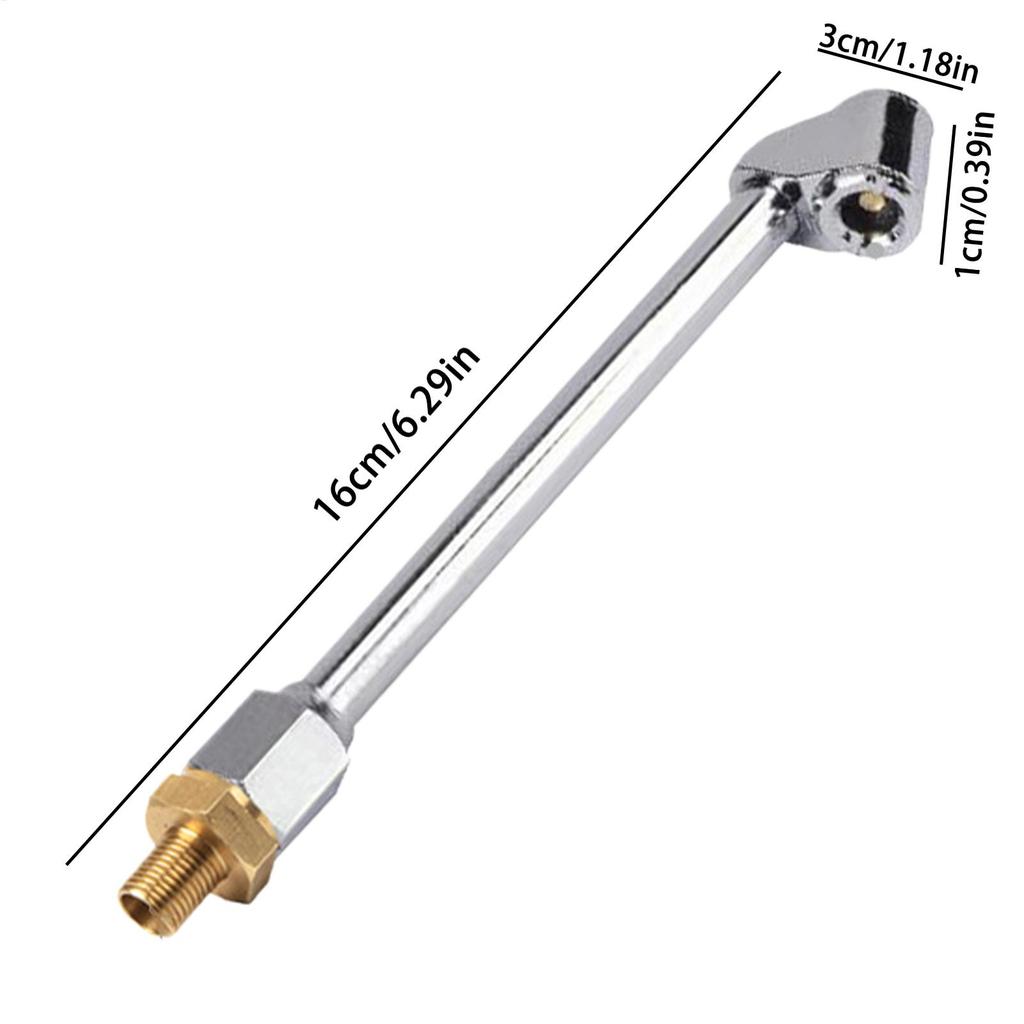 Tire Chuck Quick-Connect Leak-Proof Portable Locking Air Chuck Car Tire Inflator For Automotive Truck Rv Suv Bike Motorcycle