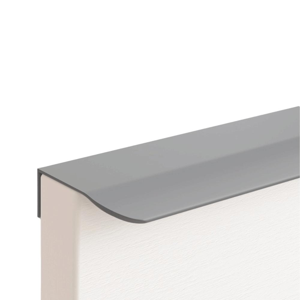 Aluminum Zinc Zinc Alloy Nvisible Cabinet Handles Morandi Color Embedded Wardrobe Handles  Drawer Handle