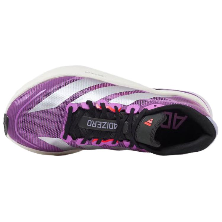 Adidas Adizero Boston 13 Purple Burst Lucid Red Men Sneakers Silver-Metallic JS4943