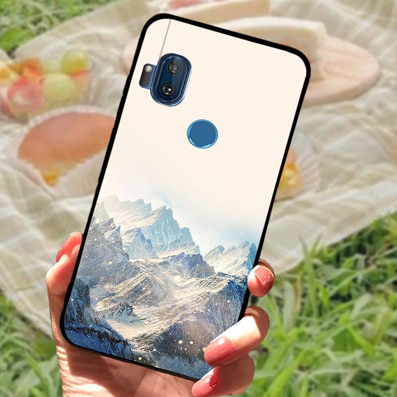 For Moto One Hyper Case Cover For Moto OneHyper Silicone Soft Marble Black Bumper Funda Coque for Moto One Hyper Protective Capa