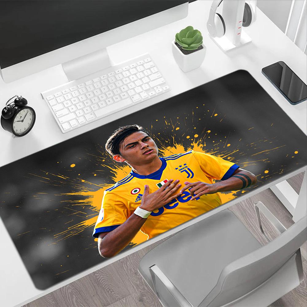 Juventus Player Action Large Mouse Pad Desk Mouse Pad Study Desk Mat Non-Slip Rubber Bottom Suitable for Office Gaming PC Laptop