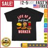 National Fast Food Day Gift for Fast Food Worker Vintage T Shirt Men Women NEW