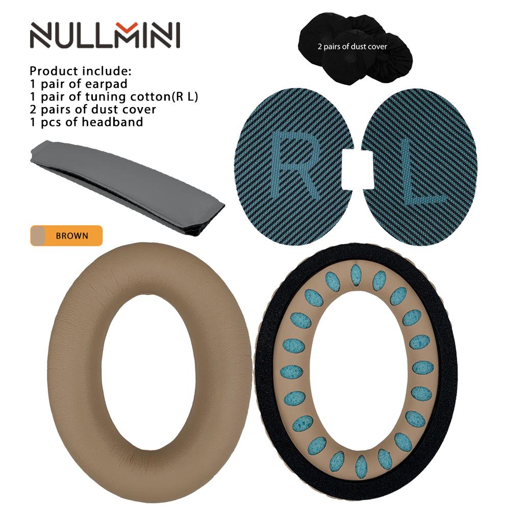 NullMini Replacement Leather Earpads For Bose QC15 QC2 QC25 AE2 AE2i Headphones Headband High Quality Soft Earmuff Sleeve