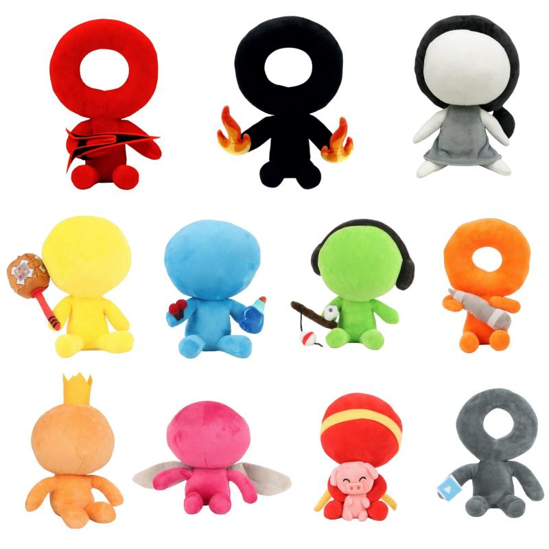 1/3/5 Stück Alan Becker Plüschtier Alan Becker Kuscheltiere Puppe Kuschel-Alan Becker Stickman Plüsch Stickmann Weiches Spielzeug Geschenk