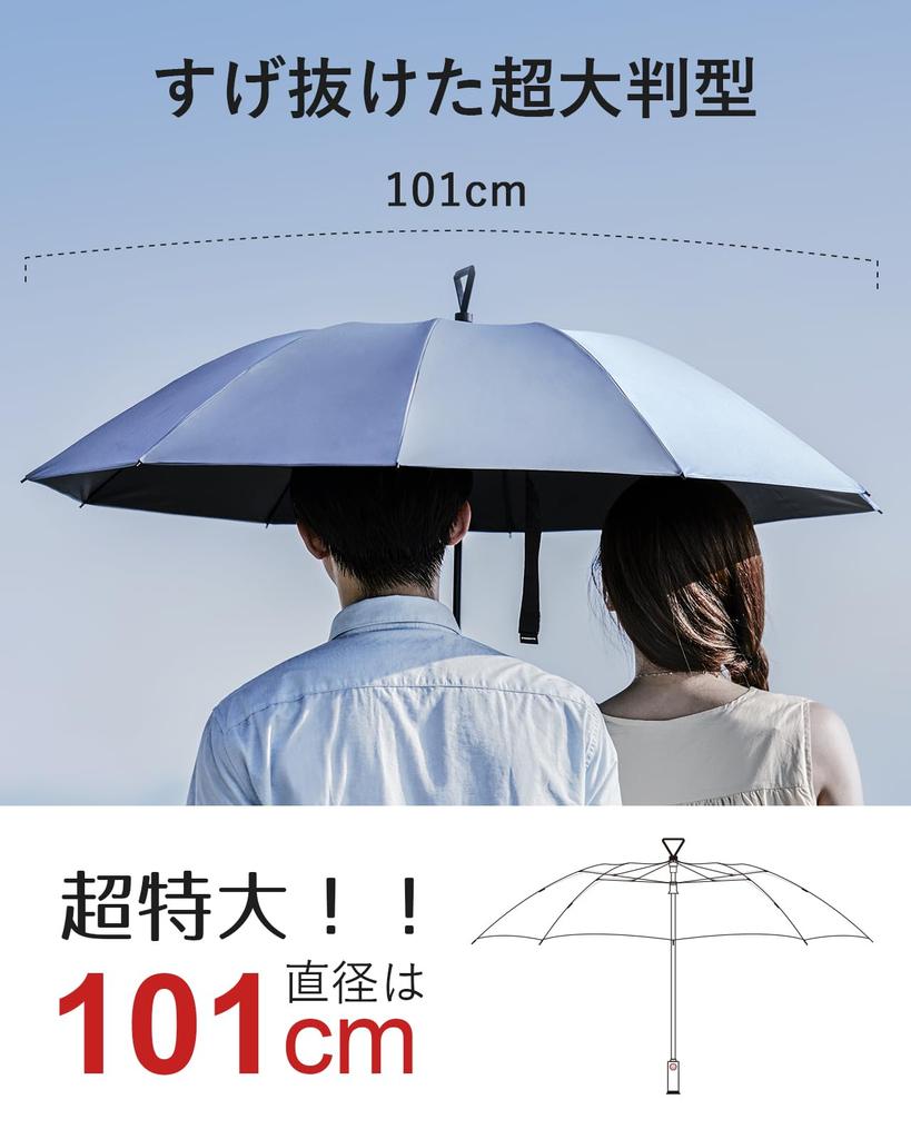Automatic Opening and 10 Suitable for Rainy Season and Heavy Suitable for Both Sunny and Rainy Days Reverse-folding Umbrella, Unisex, One-touch