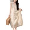 Women's French-Style Lace-Up Camisole Dress - Summer Beach Fairy Dress