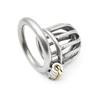 Men's Stainless Steel Chastity Cage Lock Chastity Belt Device for Men's and Women's Fun Products