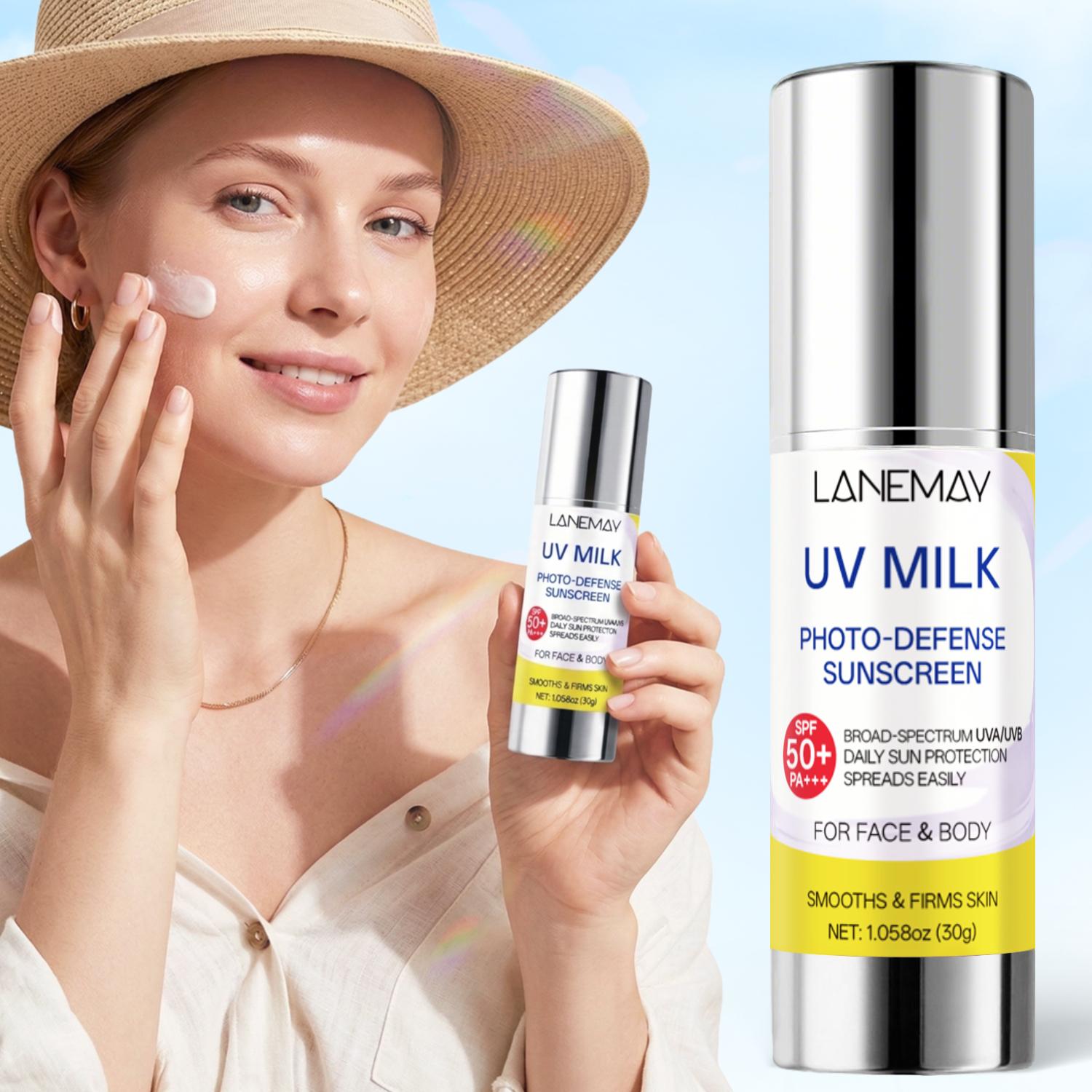 UV MILK PHOTO-DEFENSE SUNSCREEN-Smooth & Lightweight-Daily Sun Protection-Suitable for all Skin Types, 30g