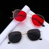 Summer Eyewear Glasses Driving Small Square Sunglasses Sun Glasses Sunglasses for Men and Women Polygon Mirrored Lens