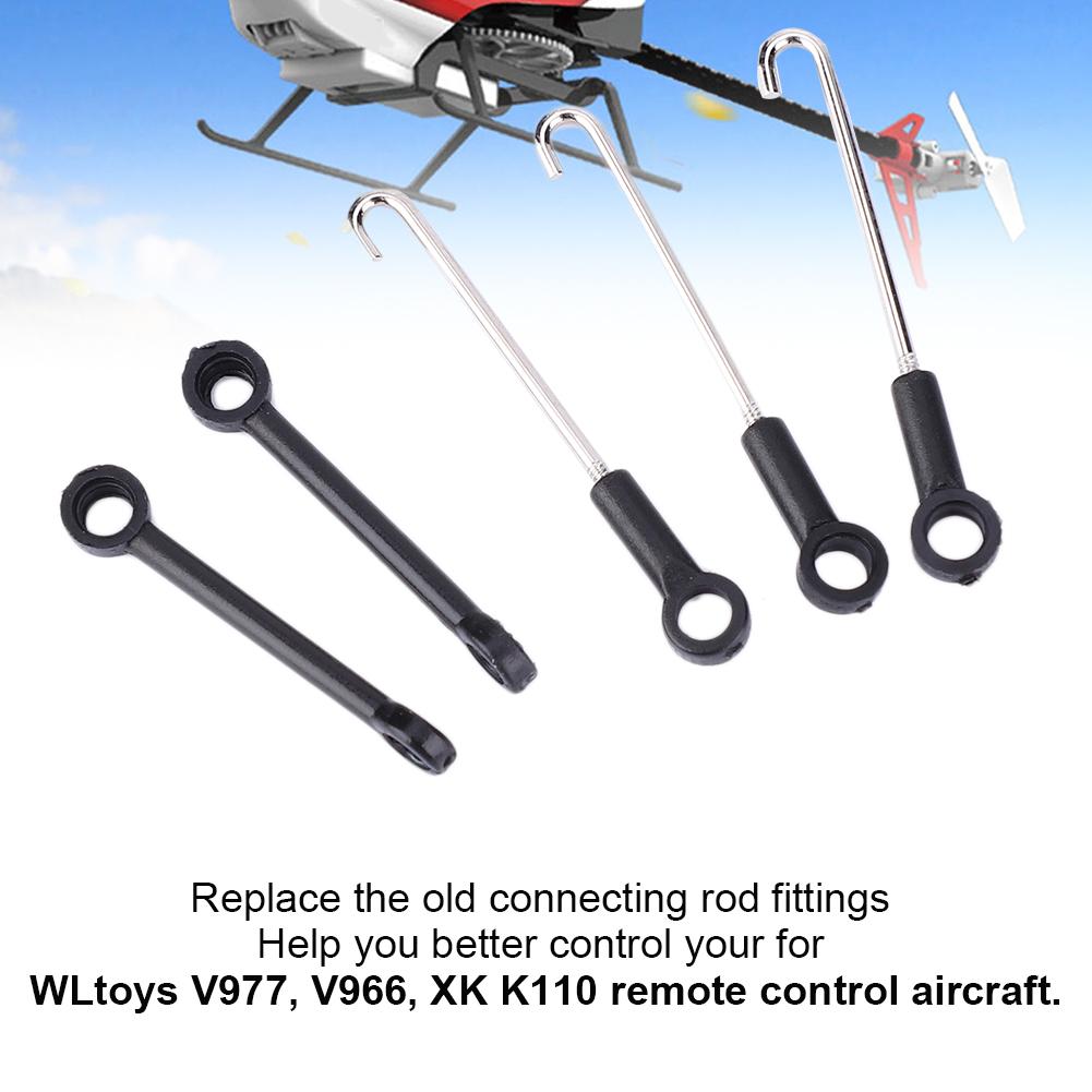 RC Spare Parts Connecting Rod Set Fit for WLtoys V977 V966 XK K110 Remote Control Aircraft
