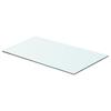 VidaXL Panneaux d'étagère 2 pcs Verre Transparent 60 x 30 cm