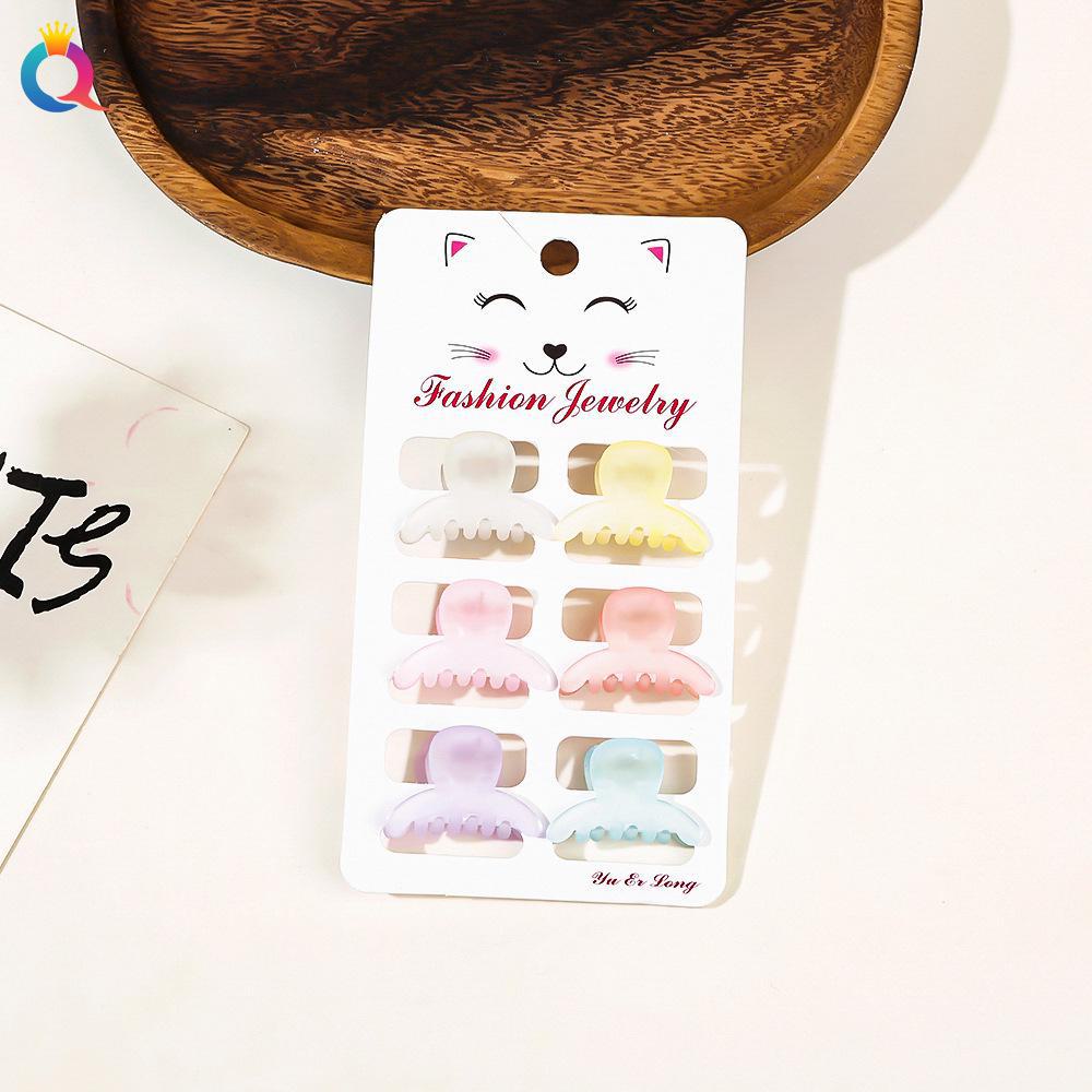 Qiyue Korean Matte Mini Hair Clip – Simple Fashion Hairpin for Bangs