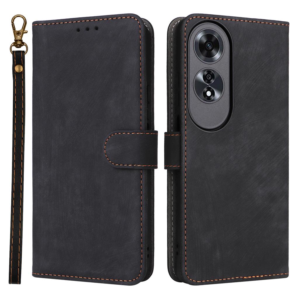 Für Oppo A60 4G Hülle RFID-Blockierung Kartenfächer Handy Lederhülle