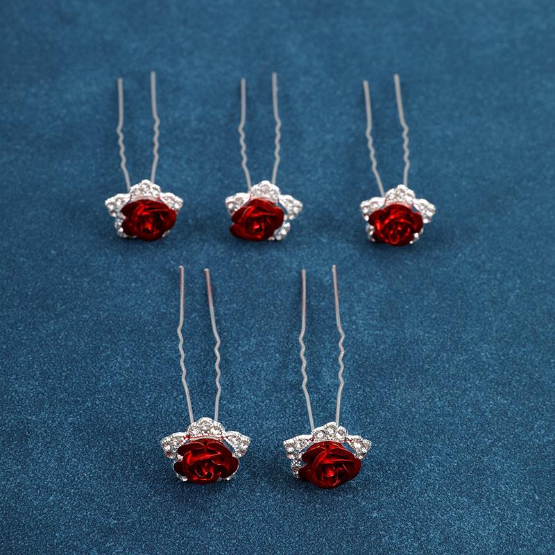 18-teiliges Braut-Haarschmuck-Set: U-förmige Haarnadeln & Styling-Clips für Make-up und Flechten