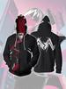 2025 Autumn/Winter Classic Marvel Series Men's Drawstring Zipper Hoodie