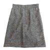 CHANEL P41038V29665 wool acrylic skirt gray acrylic Used