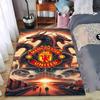 "Manchester United Logo Carpet with Two Black Dragons Design" Suitable for Use As an Anti-slip for Living Room Bedroom Sofas