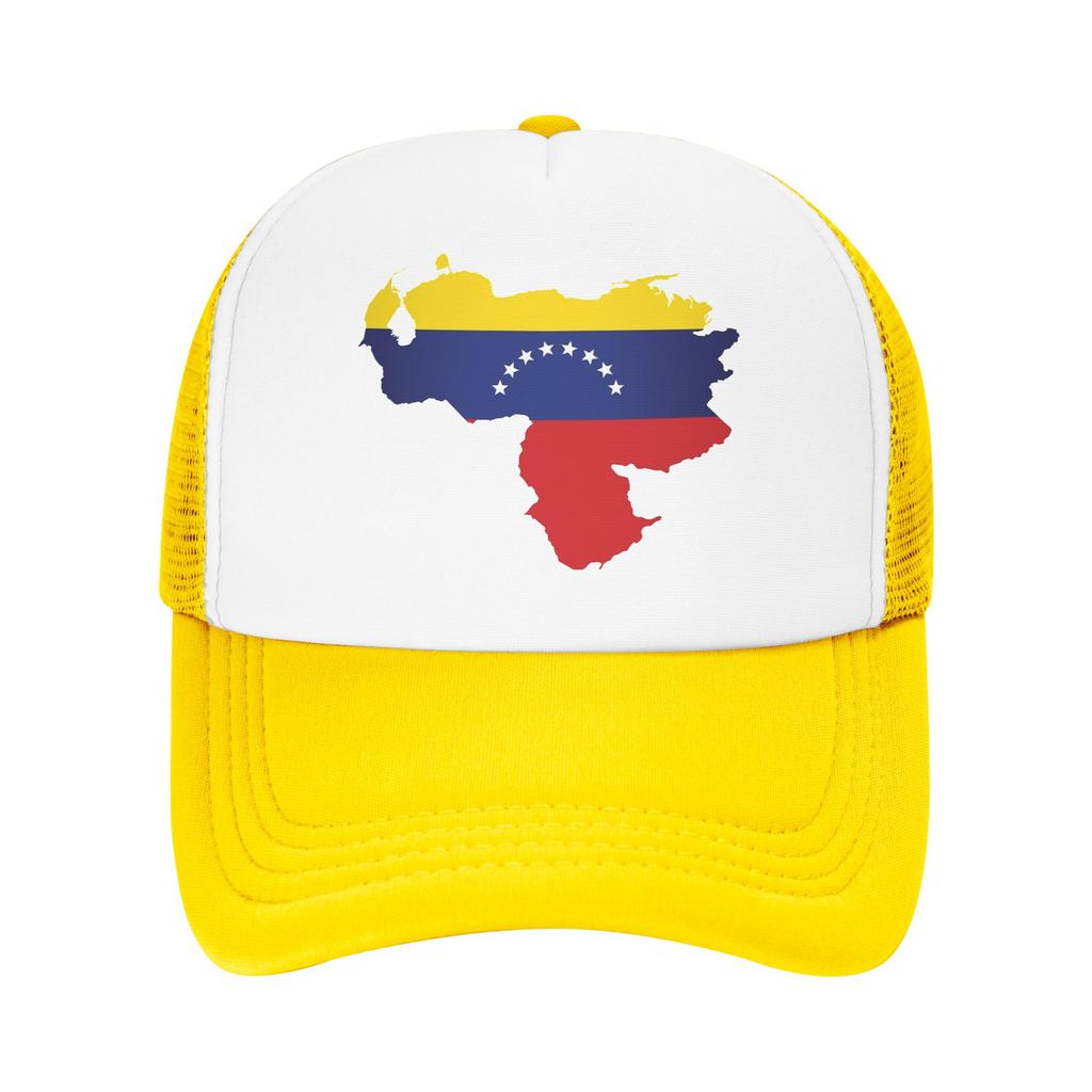 Venezuela Map Trucker Cap Adult HipHop Venezuelan Hats Trucker Hat Sports Cap Breathable Mesh Baseball Caps
