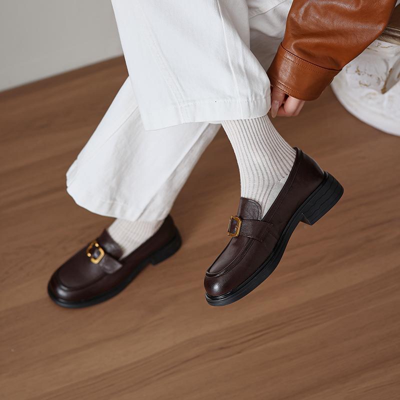 Sheepskin Retro Classic Loafers