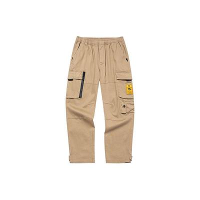 Loose Multi-Pocket Casual Cargo Pants Men Bottoms Papaya 152148506-1