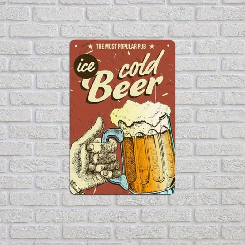 Poster Birra Placca Metallica da Parete
