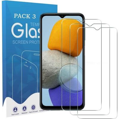 Set of 3 Tempered Glass Screen Protectors for Samsung Galaxy M23 5G - Transparent Protection