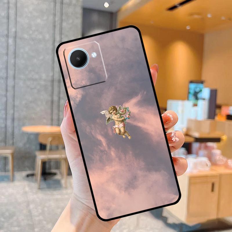 Cartoon Angel Baby Printing Case For Realme C55 C33 C31 C35 C30 C11 C15 C25s C21Y GT Neo 5 3T 2T 8 9 10 11 Pro Plus