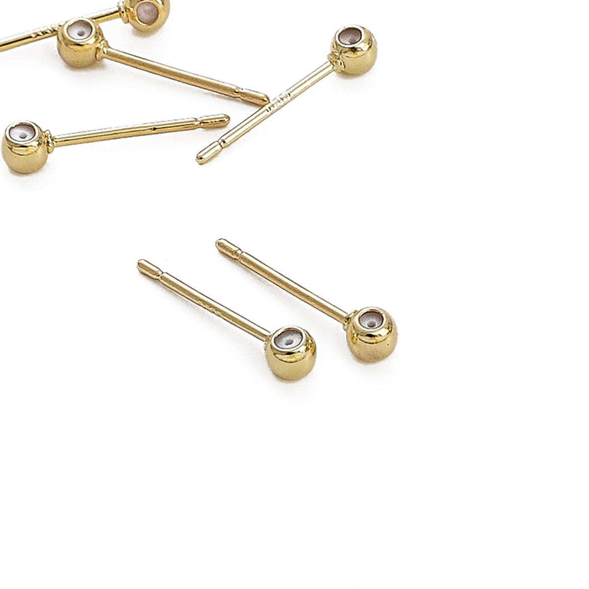 

Медный клейкий ушной игольчатый штифт для изготовления ювелирных изделий своими руками, аксессуары для рукоделия 3x15mm 10pcs