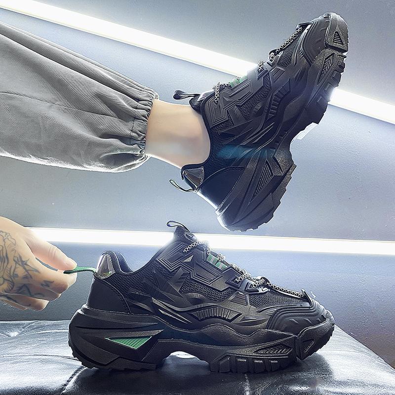 New Fashion Men And Women 's Four Seasons Comfortable Thick Sole Shoes Students Boys Girls Trending Soft Sole Breathable Casual Running Sneakers