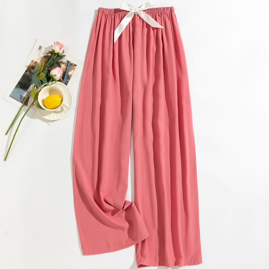 Cotton Silk Pajama Pants for Women, New Summer Style, Thin Cotton Casual Pants, Can Be Worn Outside, Large Size Home Pants
