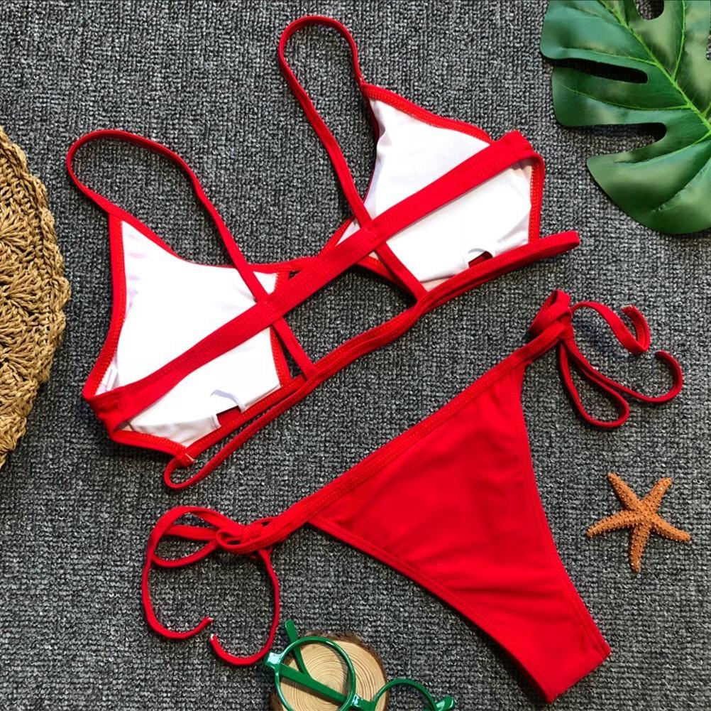 Popular Multicolor Solid Women's Swimsuit - In Stock & Hot-Selling