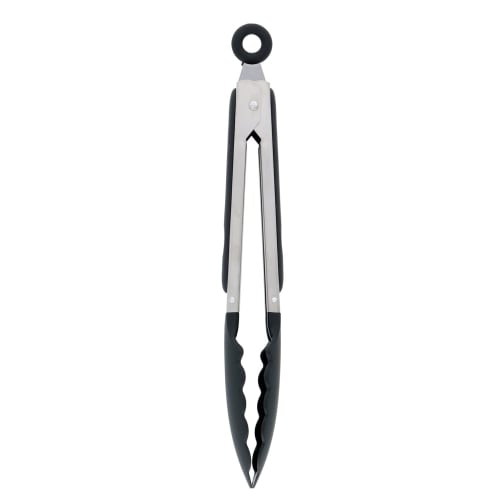 Takagi Craftsman's Way 66 Nylon All-Purpose Tongs with Stopper, Black, 240mm