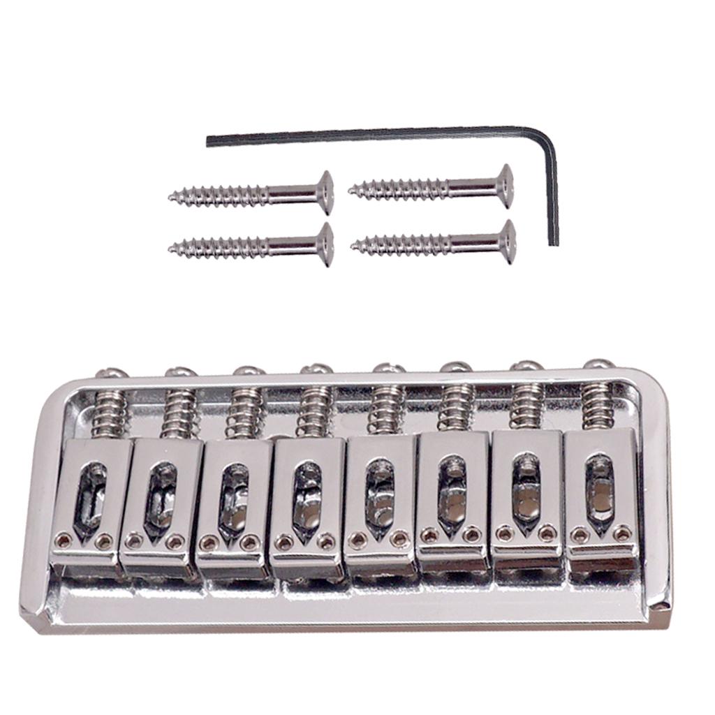 Струнный инструмент Струнодержатель Фиксированная верхняя порожек Ключ для 8-струнной электрогитары