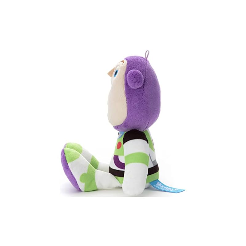 Disney Character Washable Beans Collection Buzz Lightyear Plush Toy, Approximately 16cm Tall