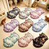 Cute Cartoon Lazy Cat-Shaped Rug Fun Creative Home Decor For Bedroom Beside Floor Mat Entrance Bathroom Washable Soft Carpet