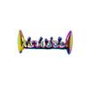 Colorful Gradient Metal Fangs Tooth Gems - Hip-Hop Rap Mouth Guard Decoration