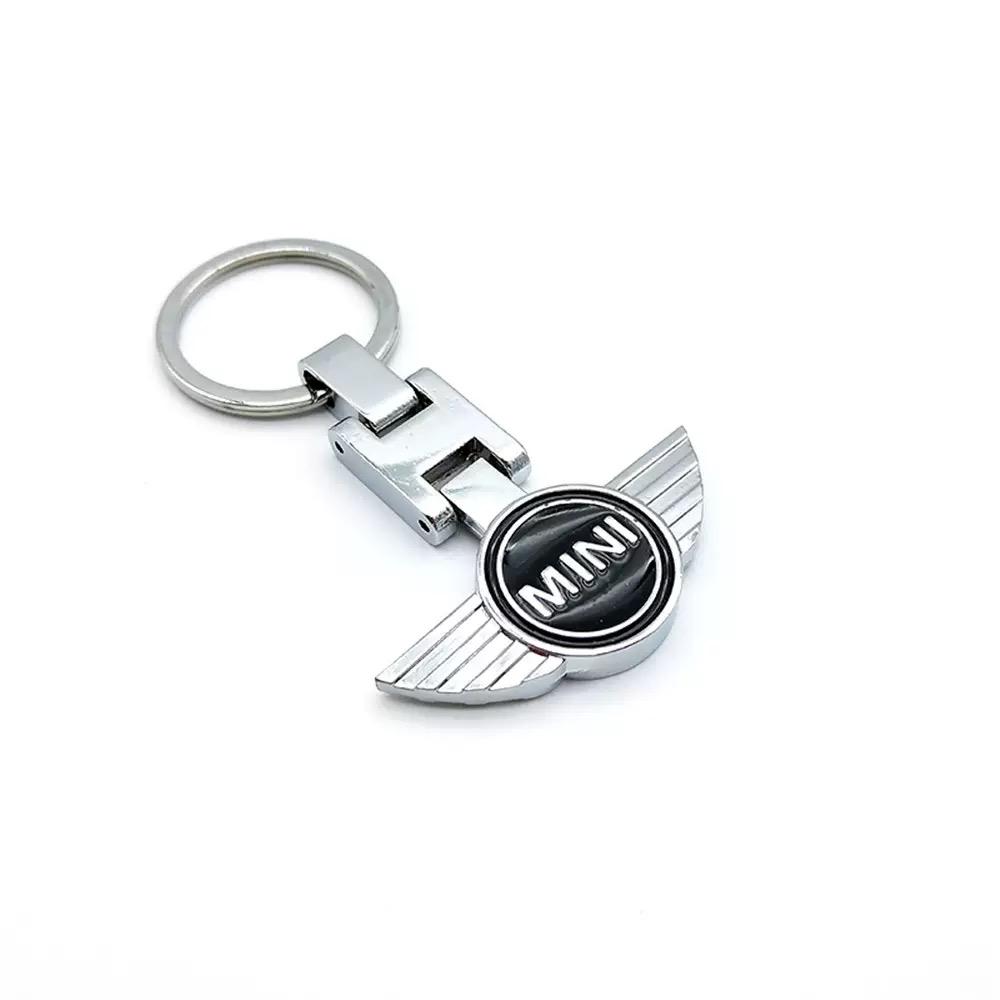 3D Metal Car Emblem Keychain Keyring Anti-loss Pendant for BMW Mini Cooper Countryman Clubman R55 R56 R60 F54 F55 F56 Sticker Pt2 6a