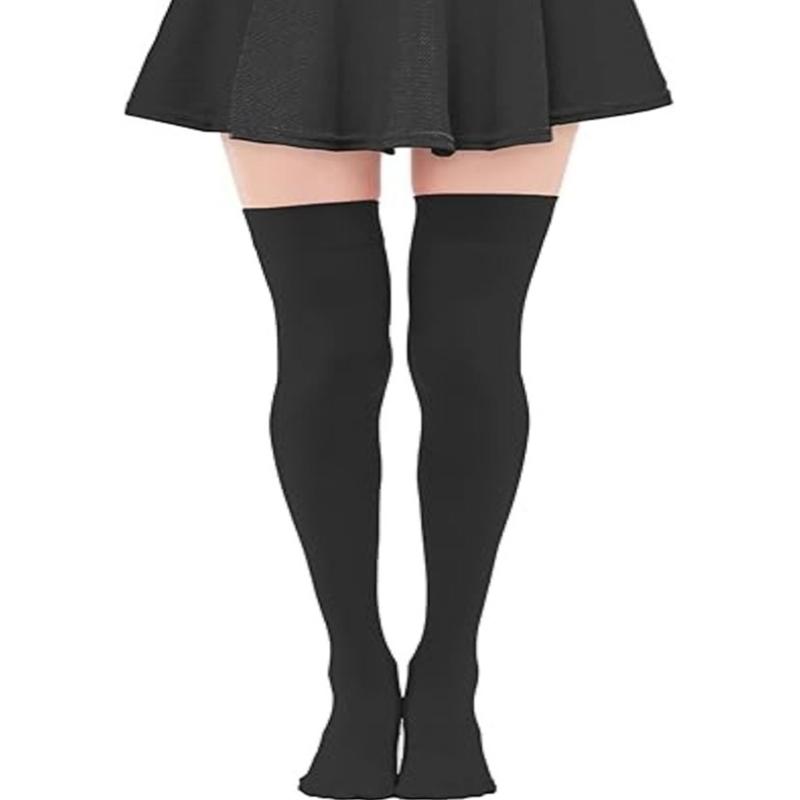 Womens Thigh High Stockings Nylon Stockings Halloween Cosplay Costume Over the Knee Socks Long Tube Stockings Hosiery