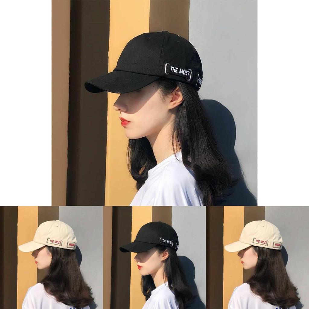 Trendy Korean Style Baseball Cap For Women And Men With Uv Protection And Breathable Acrylic Fabric