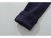 Women's Spicy American Button-Down Stand-Up Collar Faux Cashmere Slim Fit Base Layer Long Sleeve Top for Fall/Winter