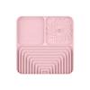 Silicone Pet Slow Feeder Lick with Strong Suction Cups - -Tip Square Dog Bowl