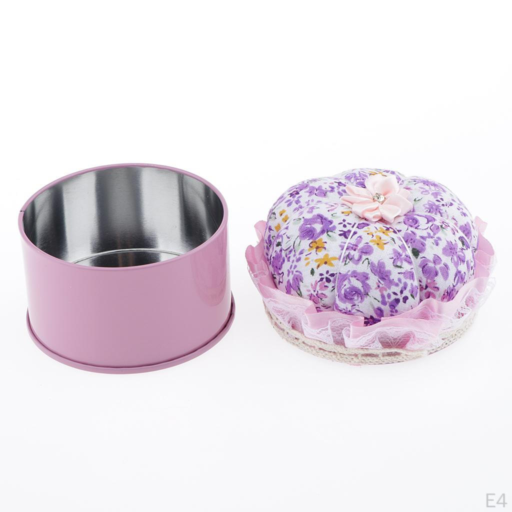 Cushion Pumpkin Pin Cushions with Sewing for Needlework - Pattern Floral